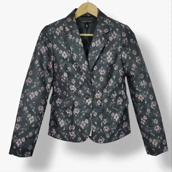 NEW Victoria's Secret Jessica Hart 2014 Jacquard Blazer Jacket in Gray/Pink Sz 0 - Picture 2 of 11